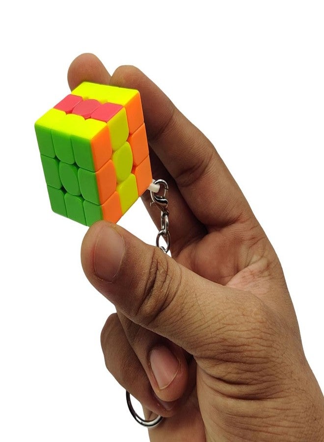 Hawkister QiYi Mini 3x3 Keychain Cube Stickerless 3CM Keyring Magic Cube Puzzle - Image 2